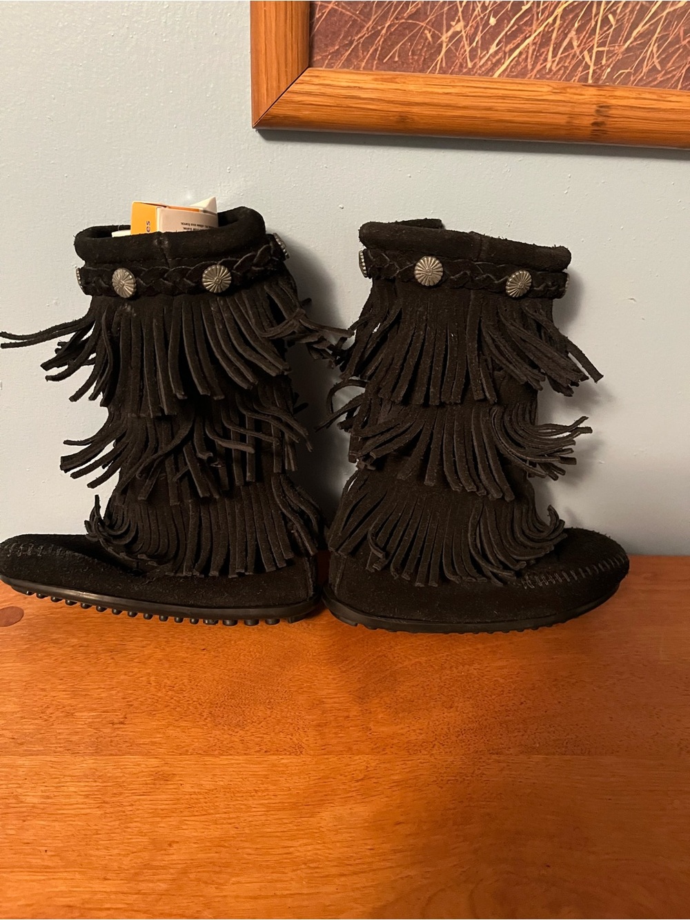 Minnetonka Girls Moccasin Boots